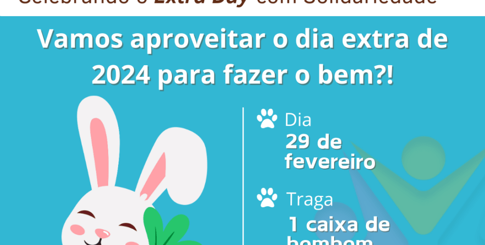 Extra day – Colégio AESC promove campanha beneficente no dia 29 de fevereiro