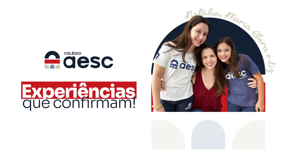 Natália, mãe da Maria Clara, 6º ano, e da Liz, 3º ano